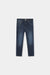 Faded Indigo Skinny Jeans For Boys