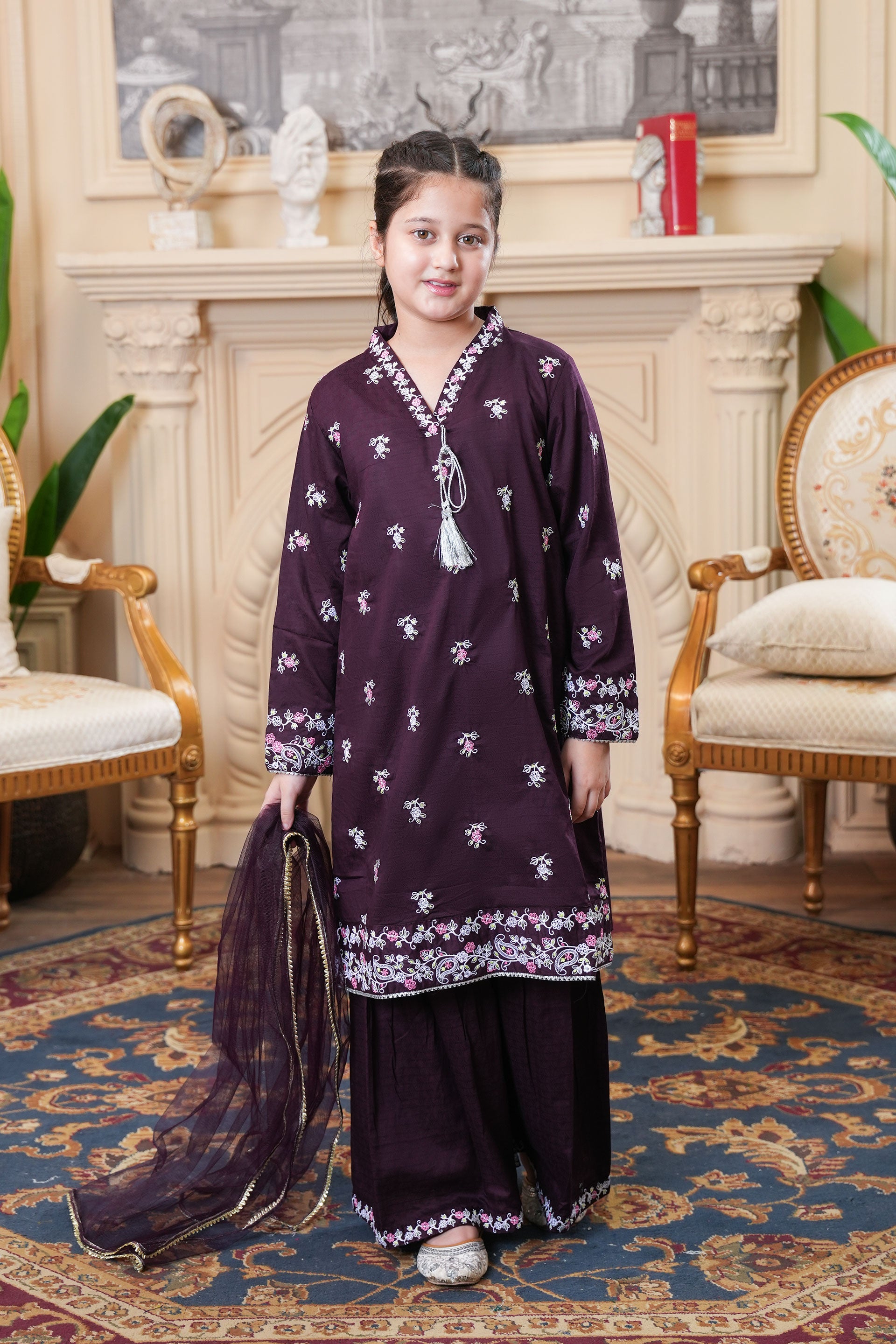 Self Designed and Embroidered Cotton Mod Seasoned