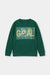 Kids Green Goal Print Sweatshirt