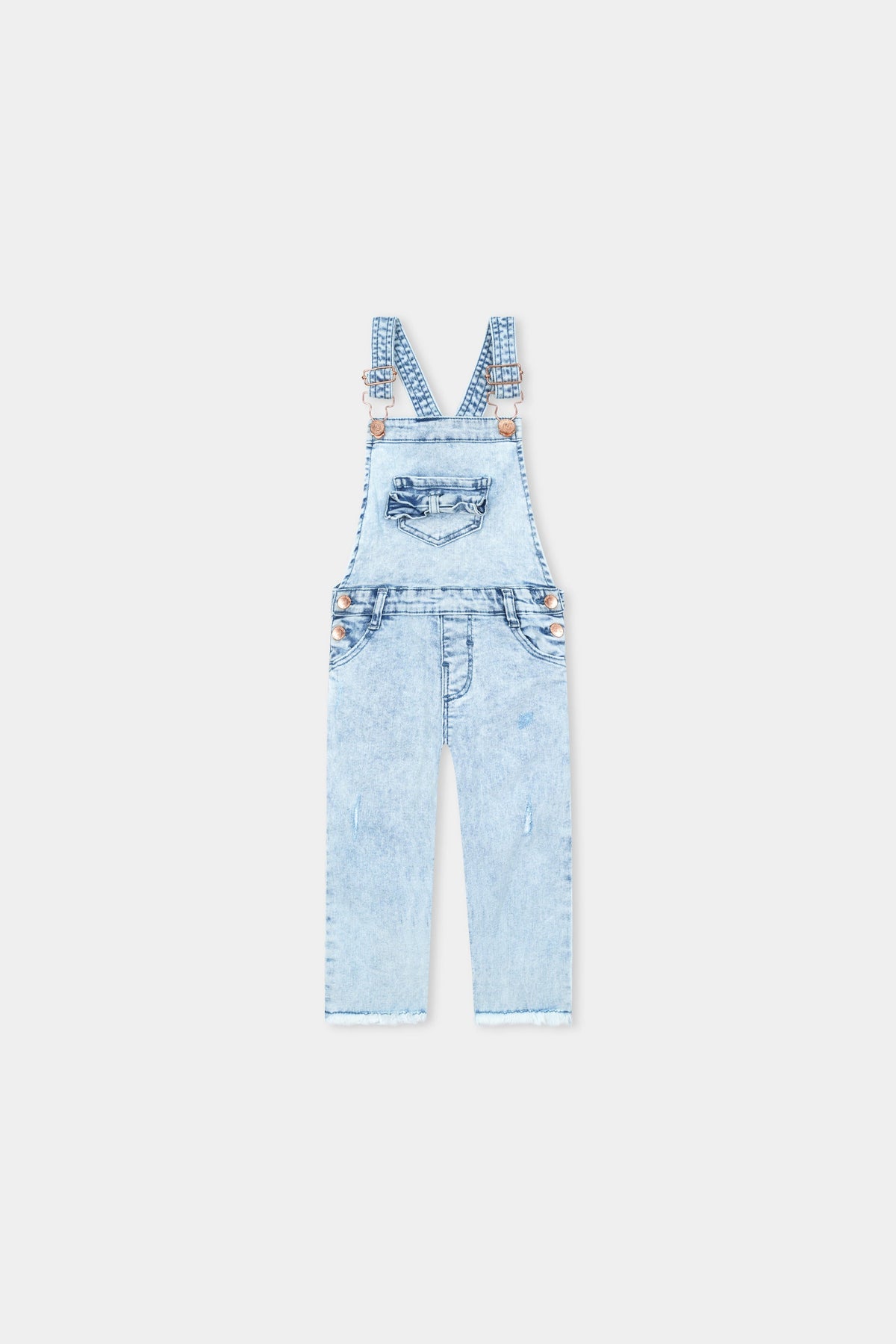 Kids&#39; Light Wash Denim Overalls