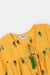 Sunny Pineapple Embroidered Yellow Tunic for Girls