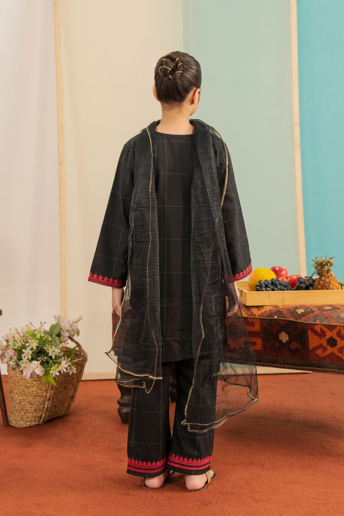 Premium Zari check Cotton for winter