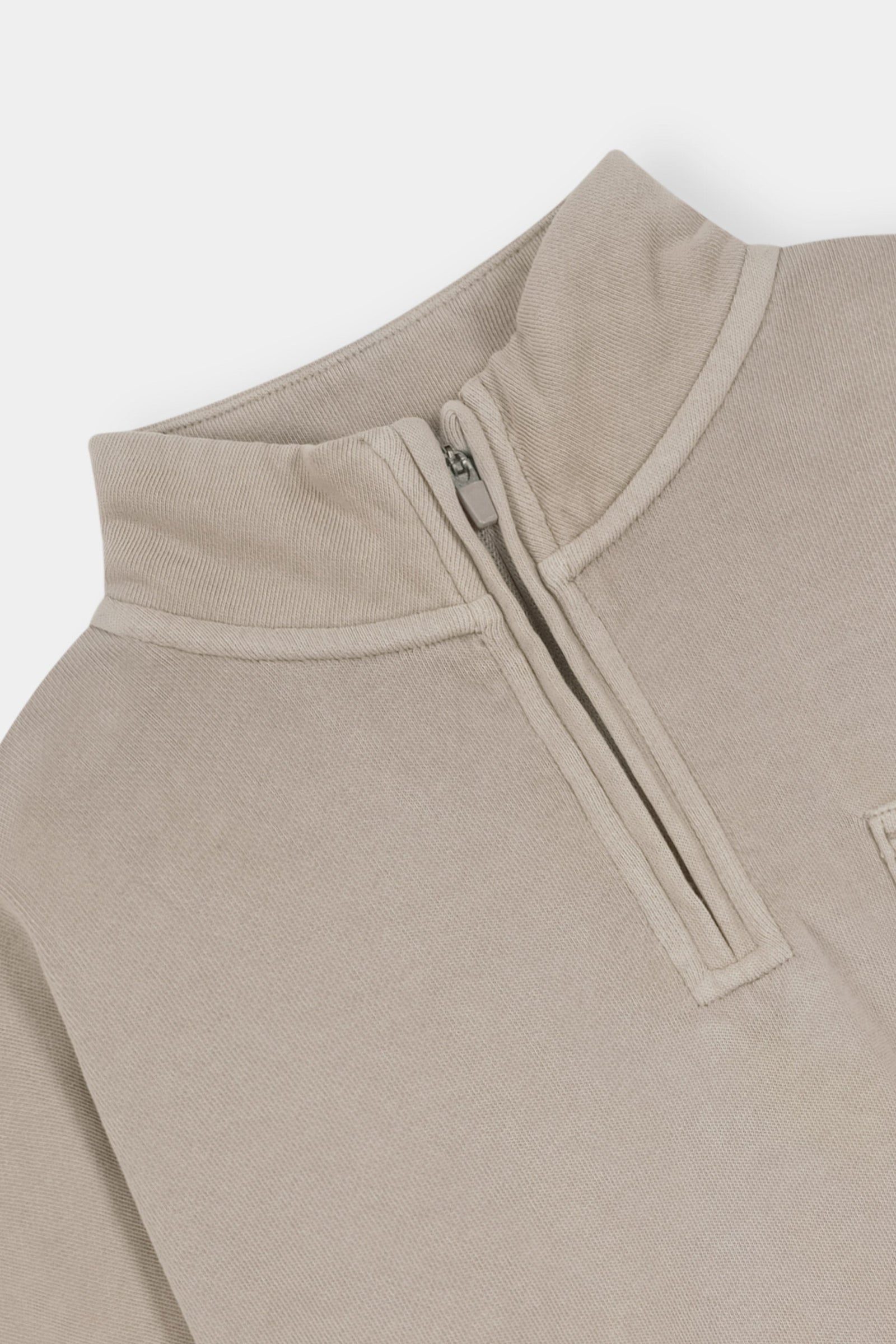 Neutral Zip-Up Sweatshirt & Jogger Set