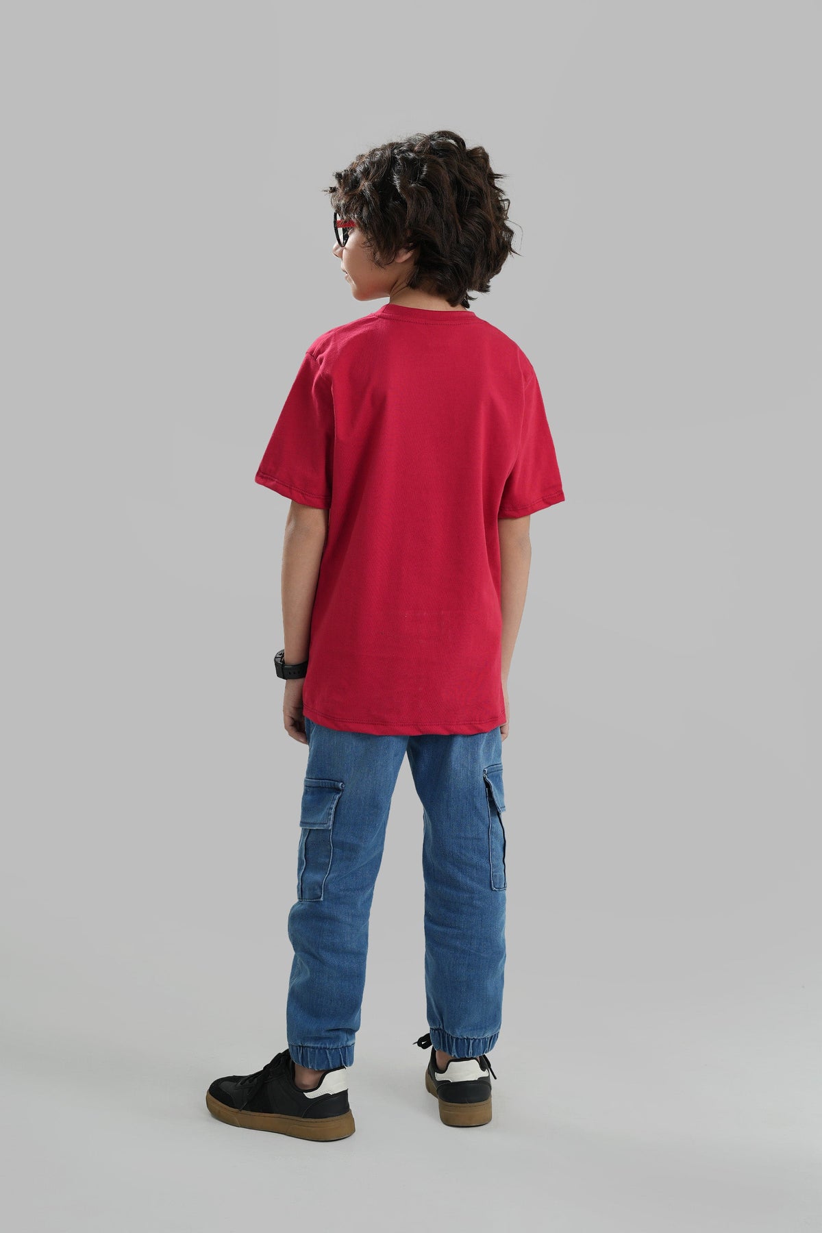 Boys Spiderman Embossed T Shirt