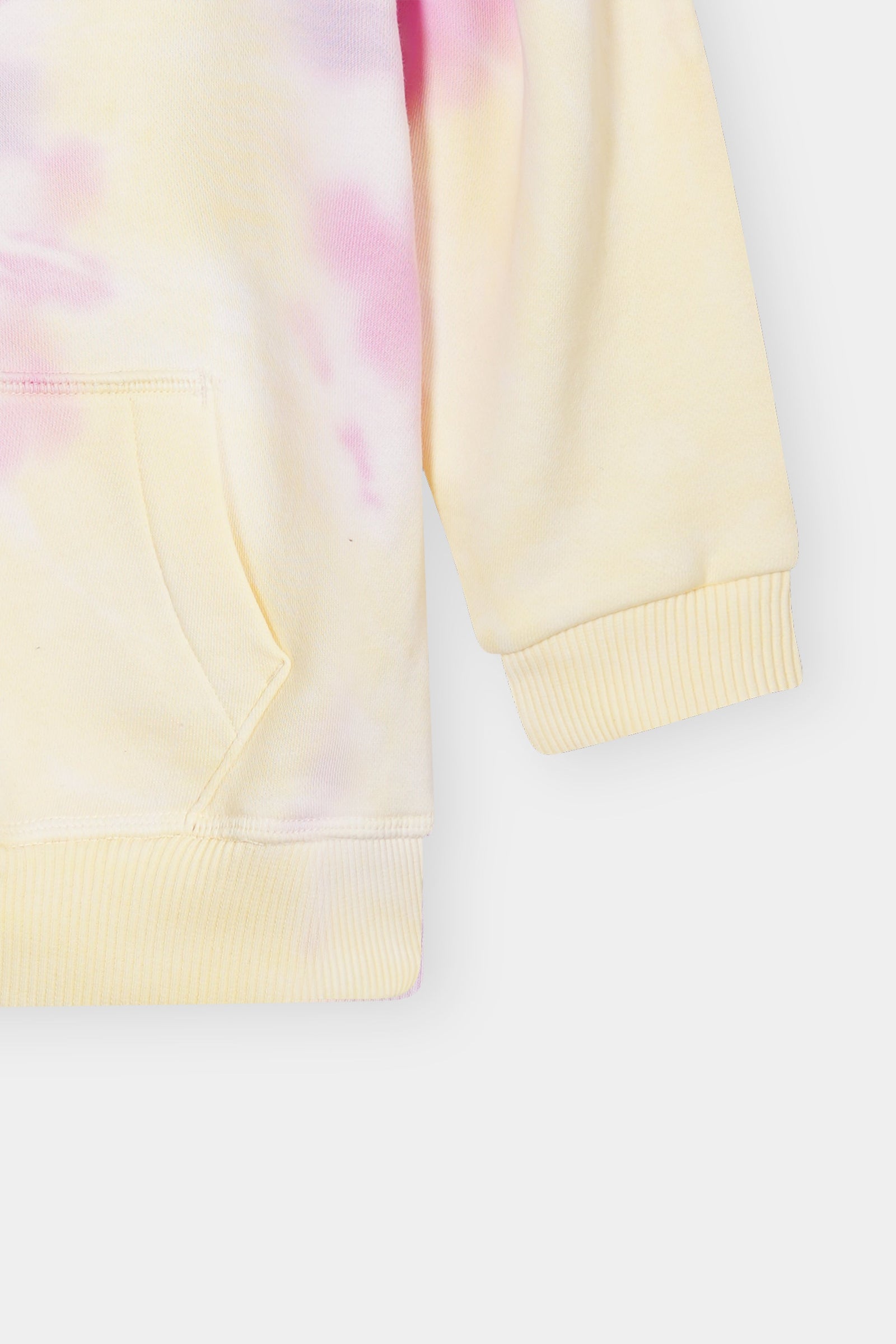 Pastel Tie-Dye Cozy  Hoodie and Jogger Set For Girls