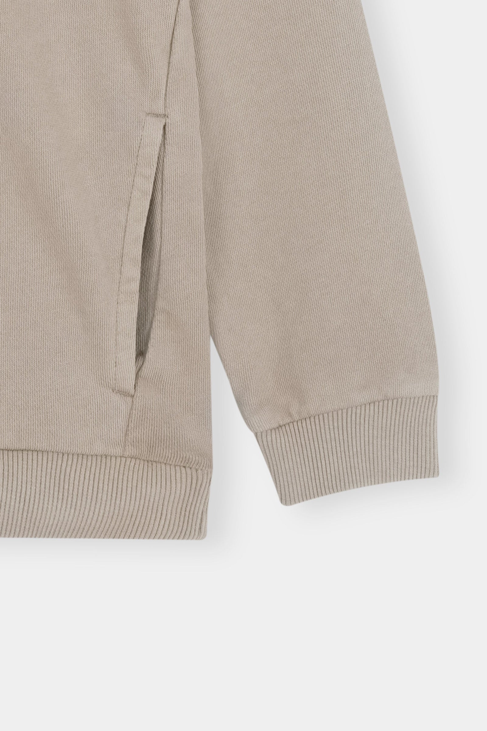 Neutral Zip-Up Sweatshirt & Jogger Set