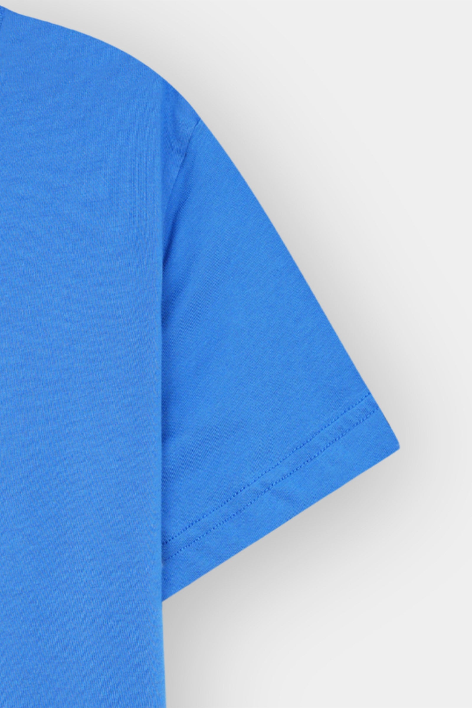 Sky Blue Graphic Tee with “Big Smiles LA Vibes” Print