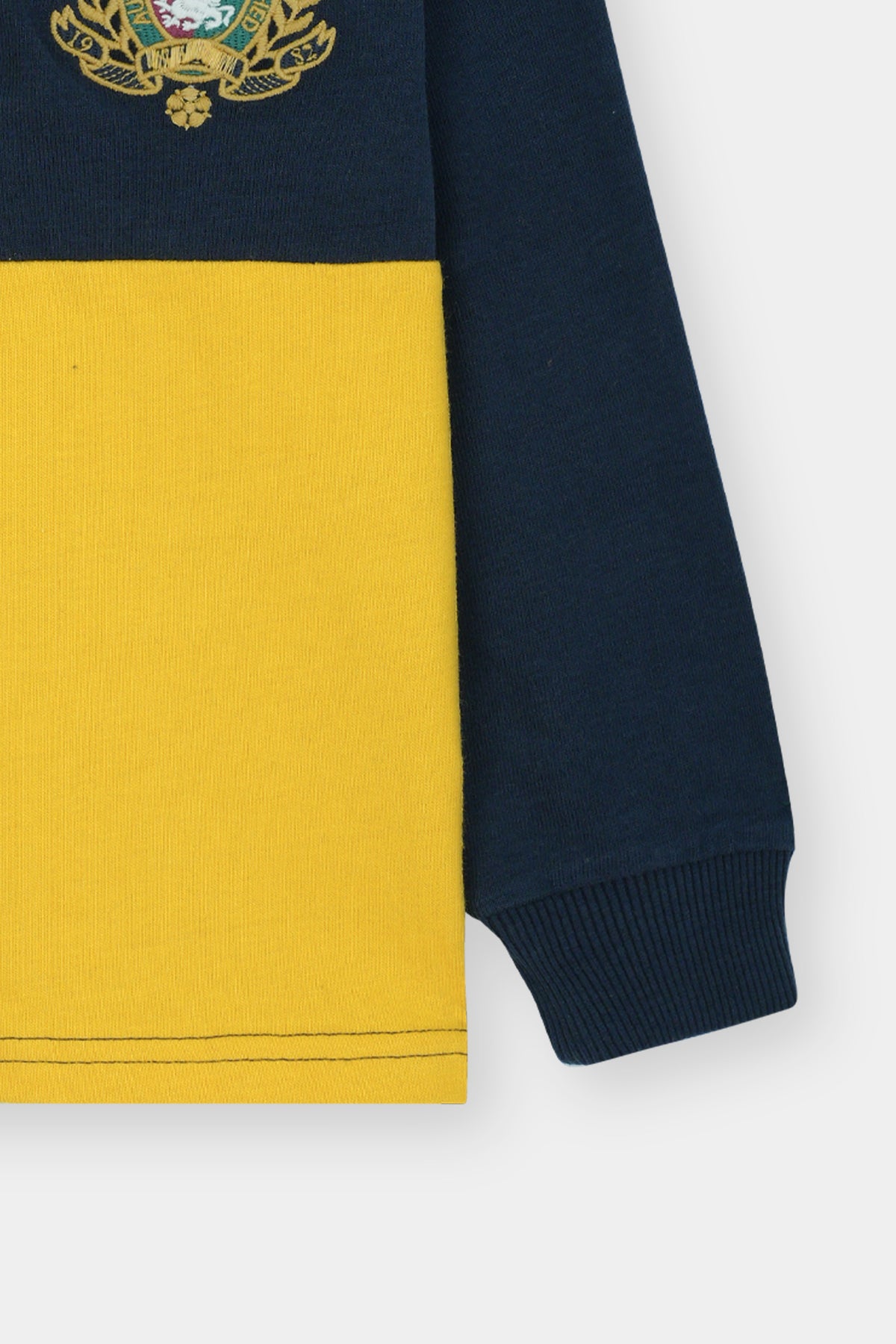 Kids Colorblock Rugby Polo Shirt