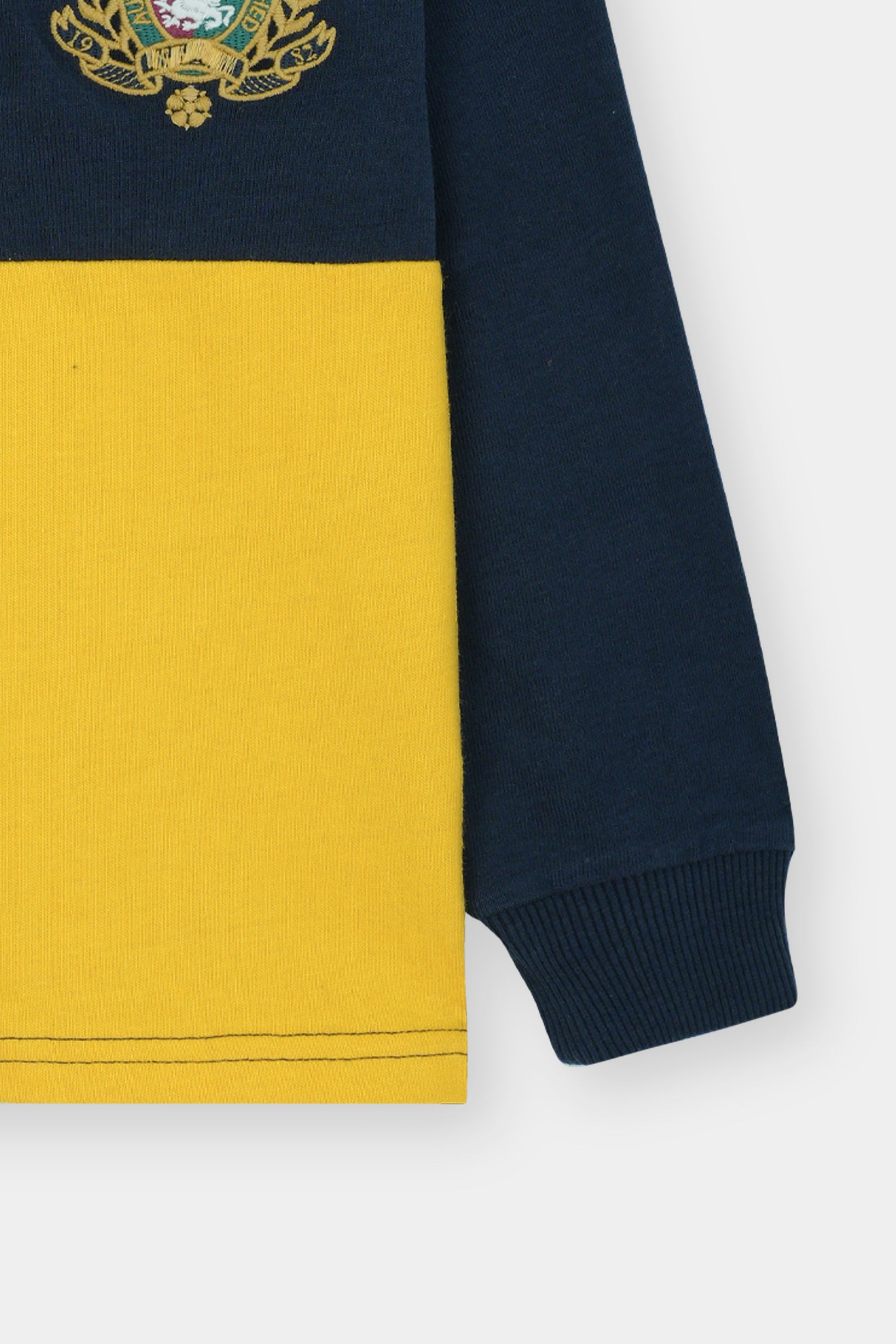 Kids Colorblock Rugby Polo Shirt