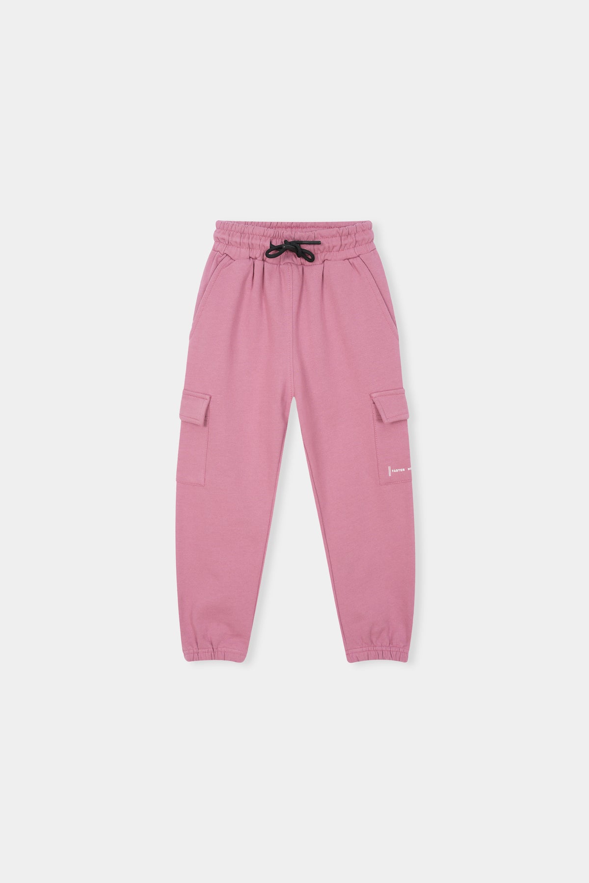 Dusty Rose Utility Tracksuit – Trendy Comfort with Cargo Style