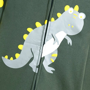 Kids Premium Quality Dino Printed Fleece Tracksuit