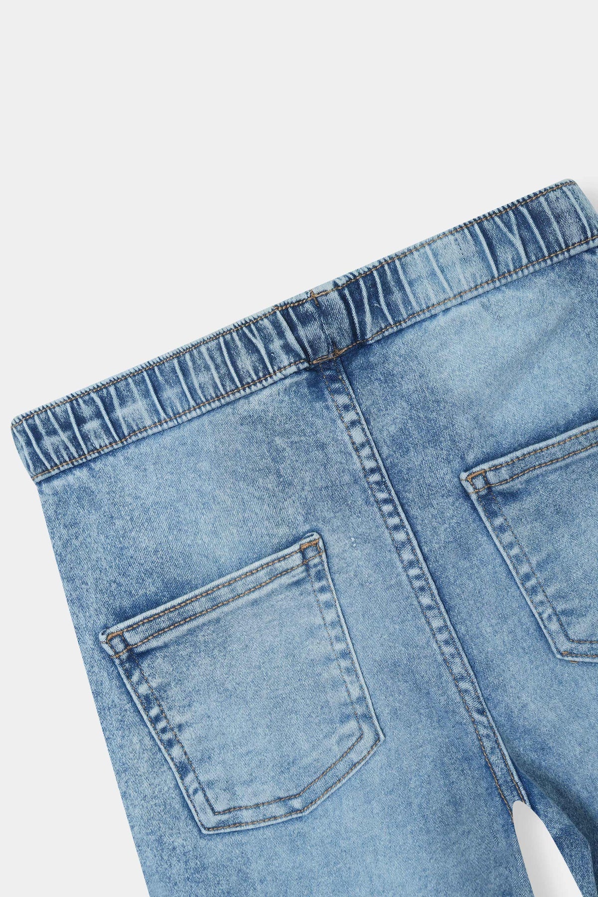 Classic Light Wash Wide-Leg Denim Jeans for girls