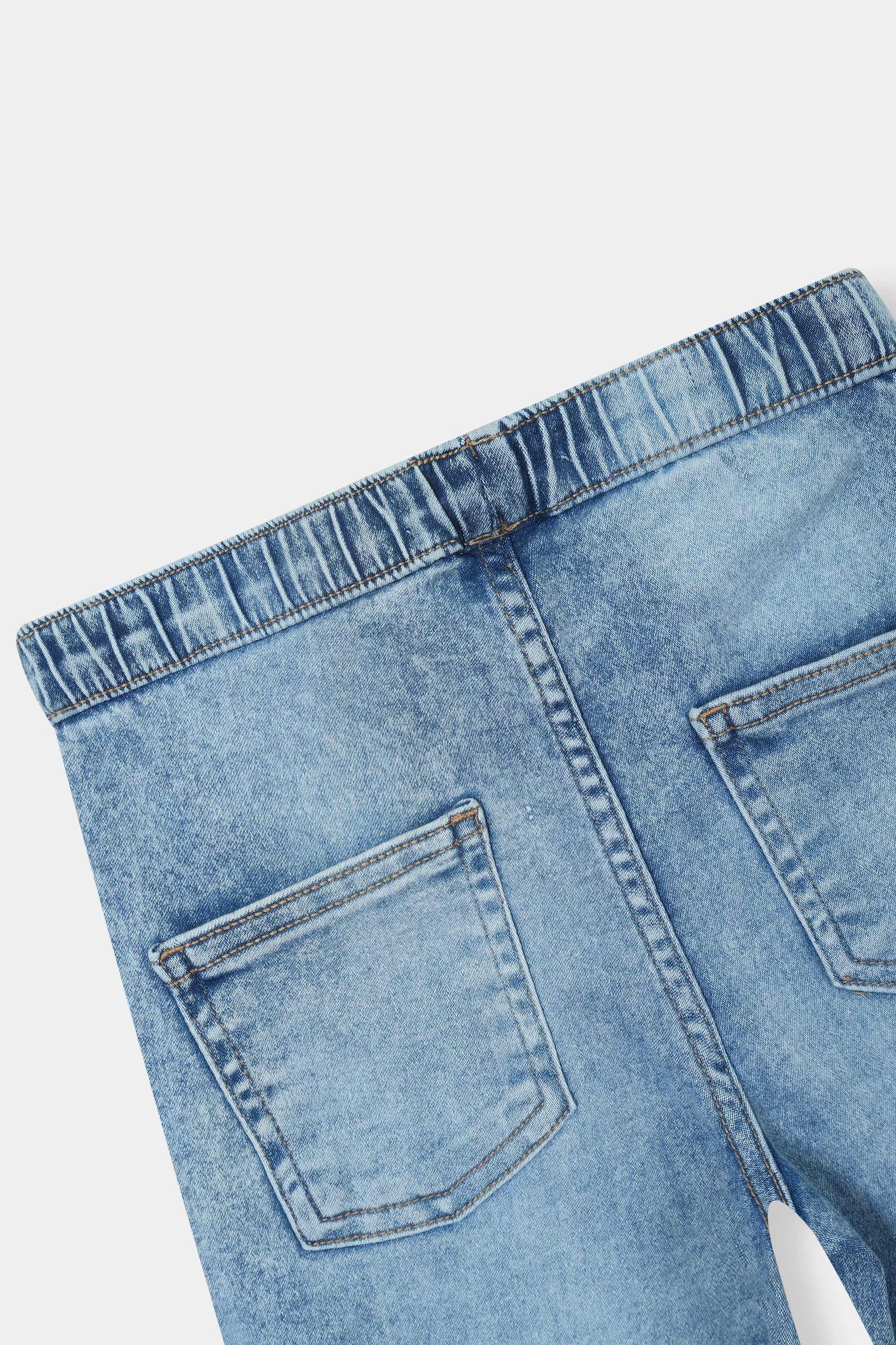 Classic Light Wash Wide-Leg Denim Jeans for girls