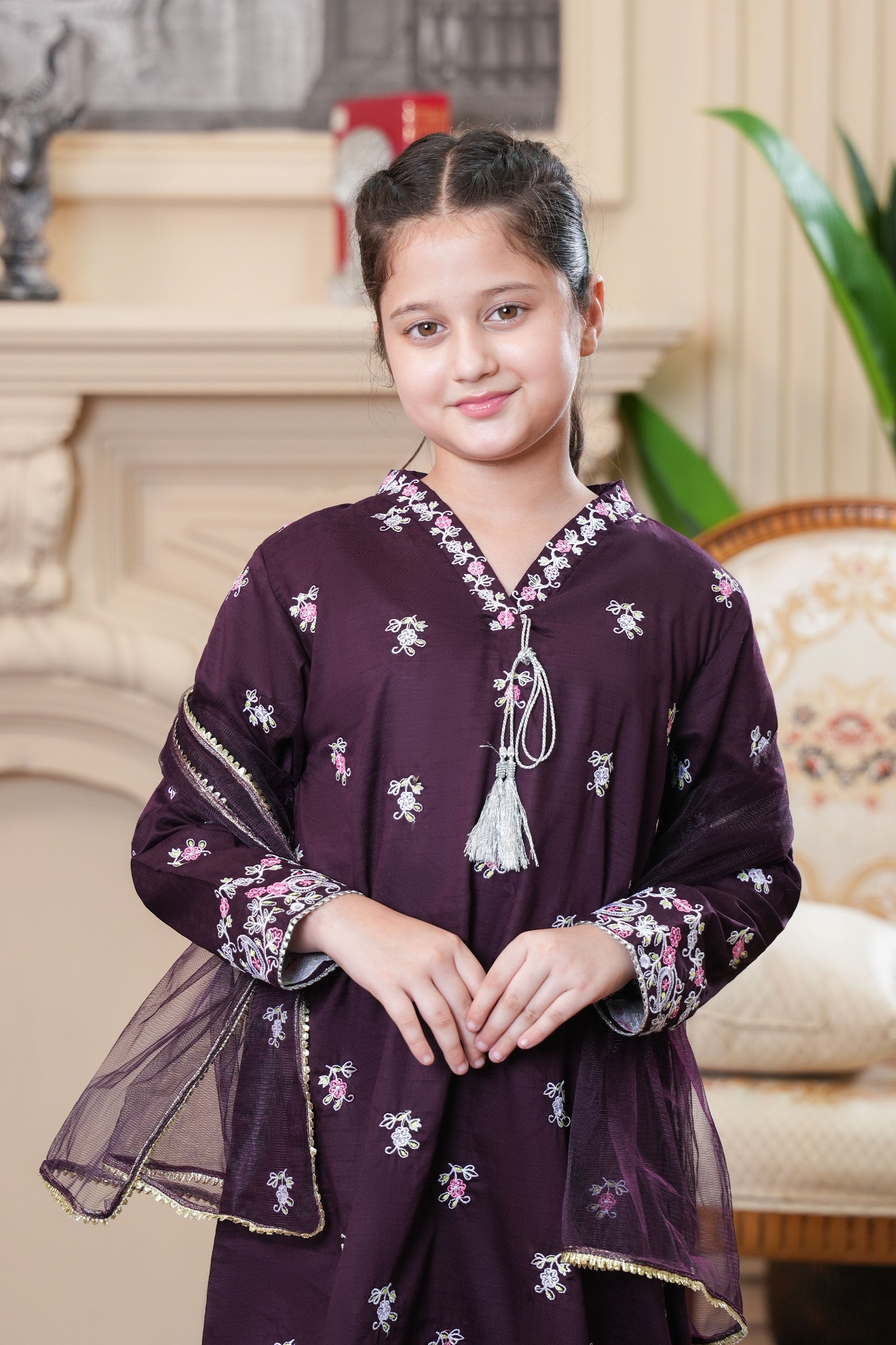 Self Designed and Embroidered Cotton Mod Seasoned