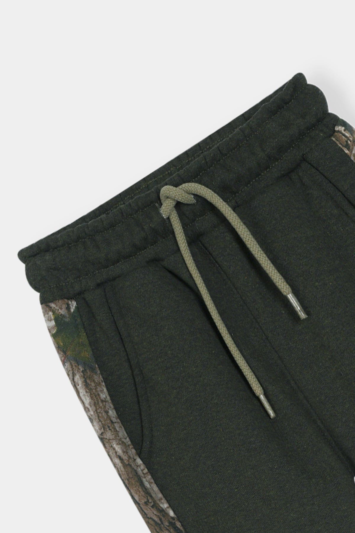 Boys Camo Patch Sweatshirt & Jogger Set – Forest Green