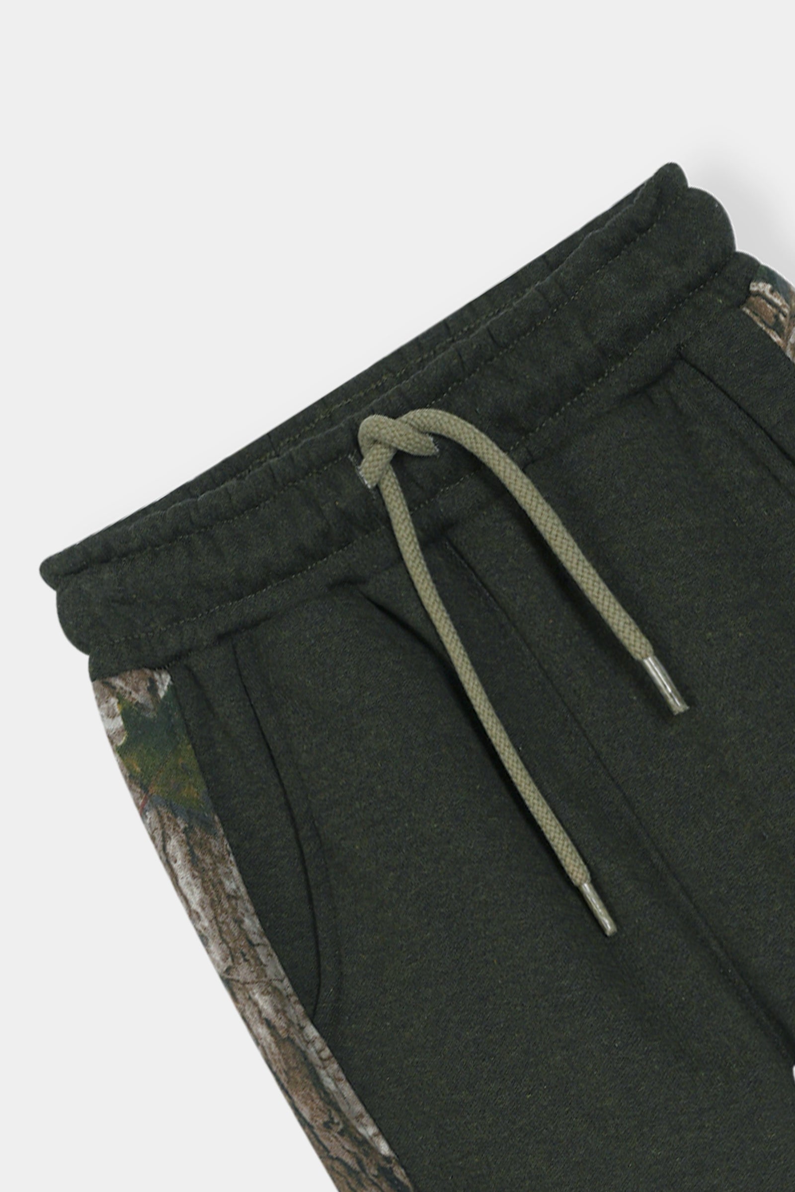 Boys Camo Patch Sweatshirt & Jogger Set – Forest Green