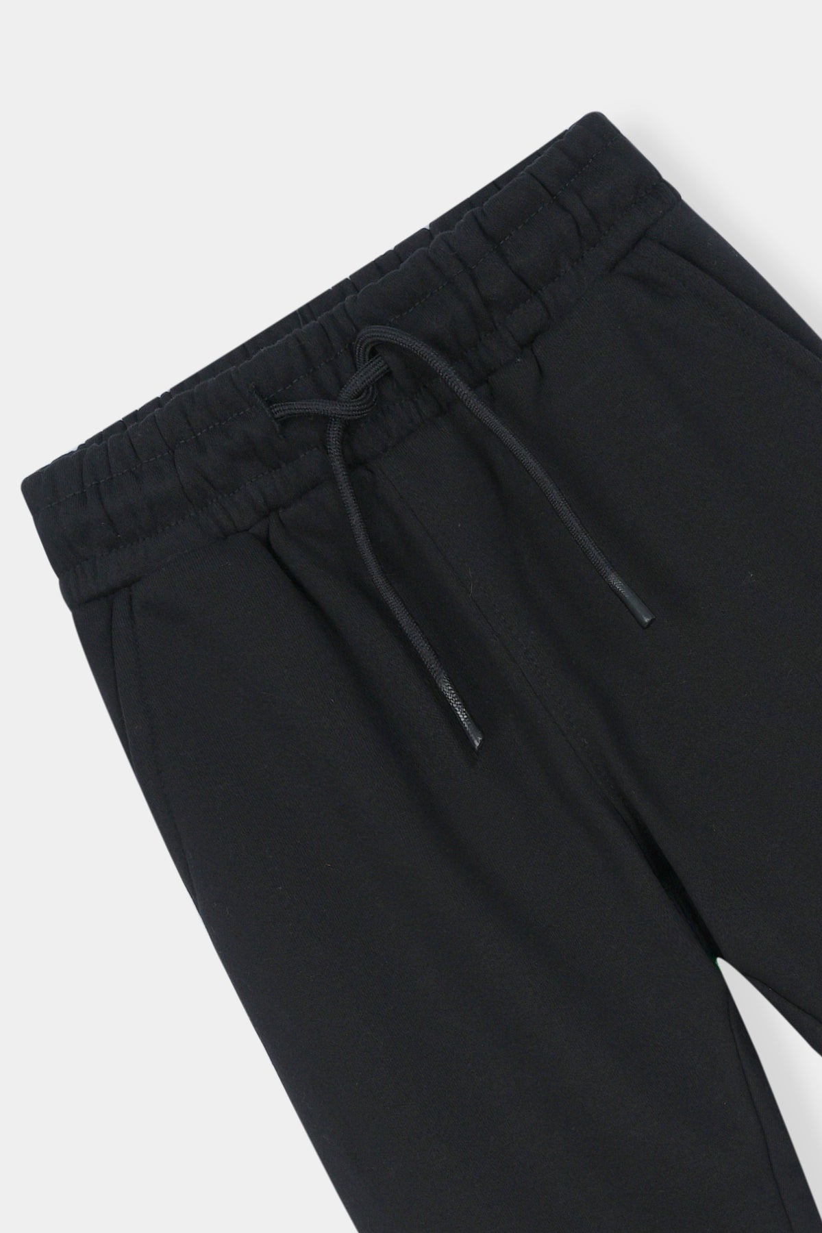 Cozy Jungle Vibes Boys' Set – Pink Tiger Print & Black Joggers