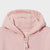 Girls Premium Quality Down Shoulder Basic Zipper Hoodie