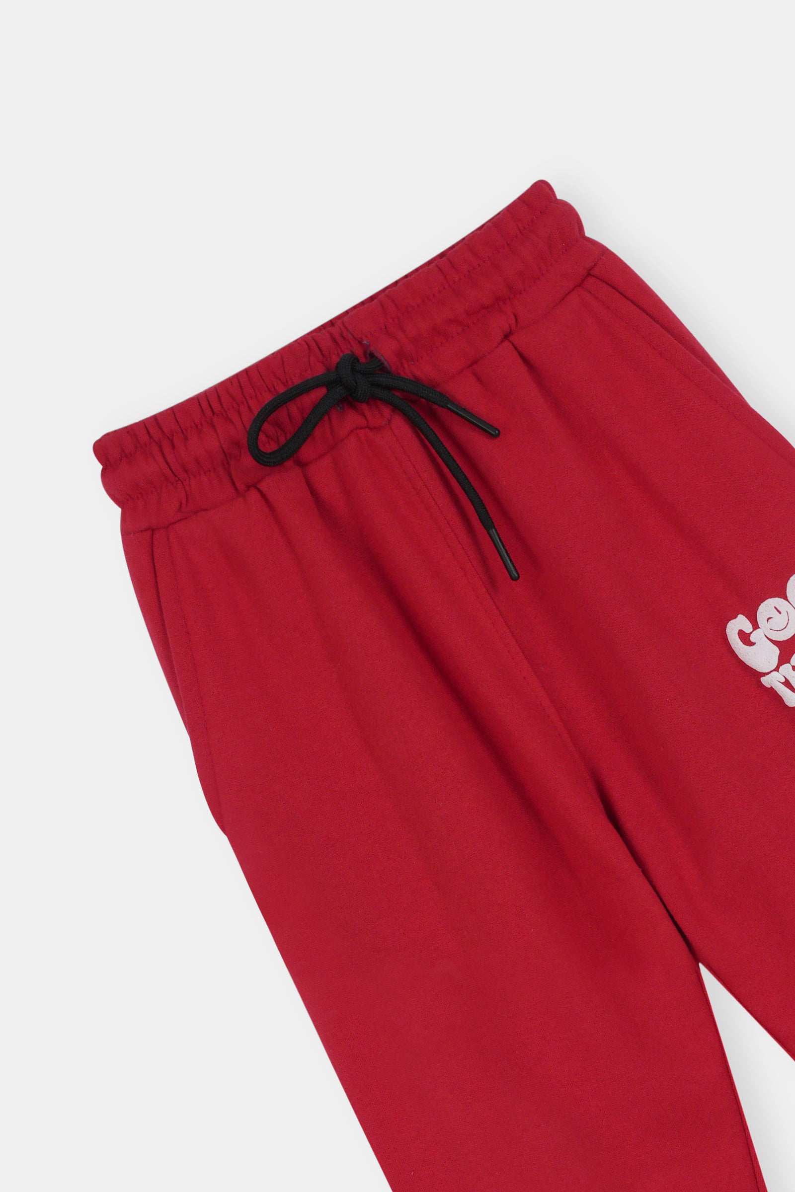 Good Things Are Coming: Cozy Red Sweatshirt and Jogger Set