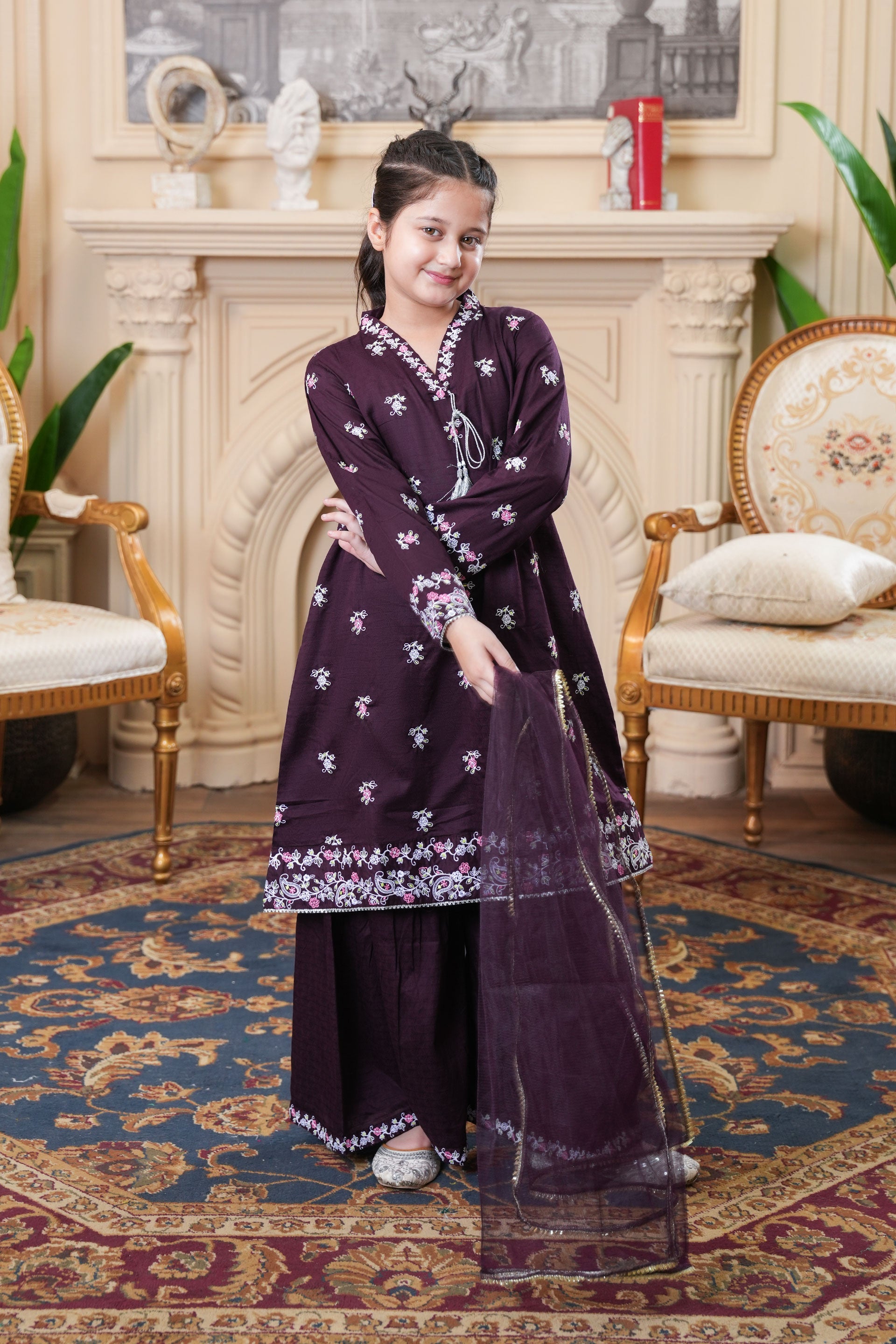 Self Designed and Embroidered Cotton Mod Seasoned