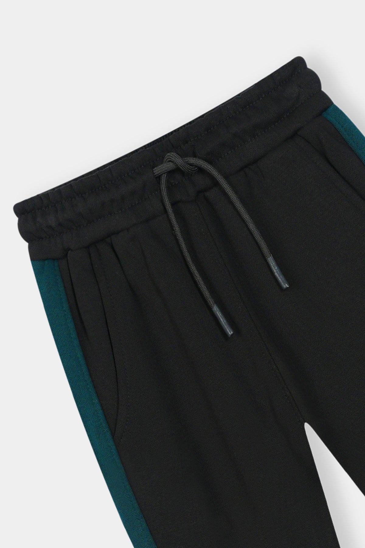 Boys Los Angeles Colorblock Hoodie & Jogger Set – Teal & Black