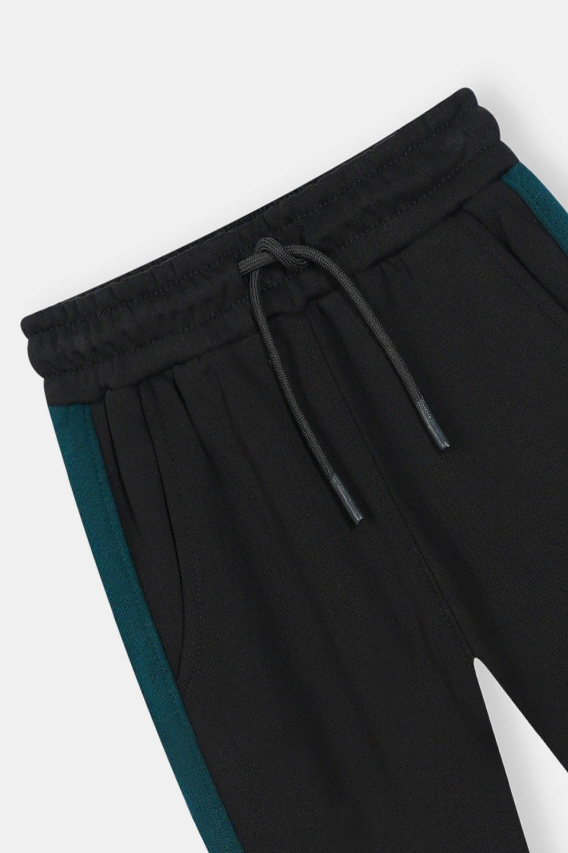 Boys Los Angeles Colorblock Hoodie & Jogger Set – Teal & Black