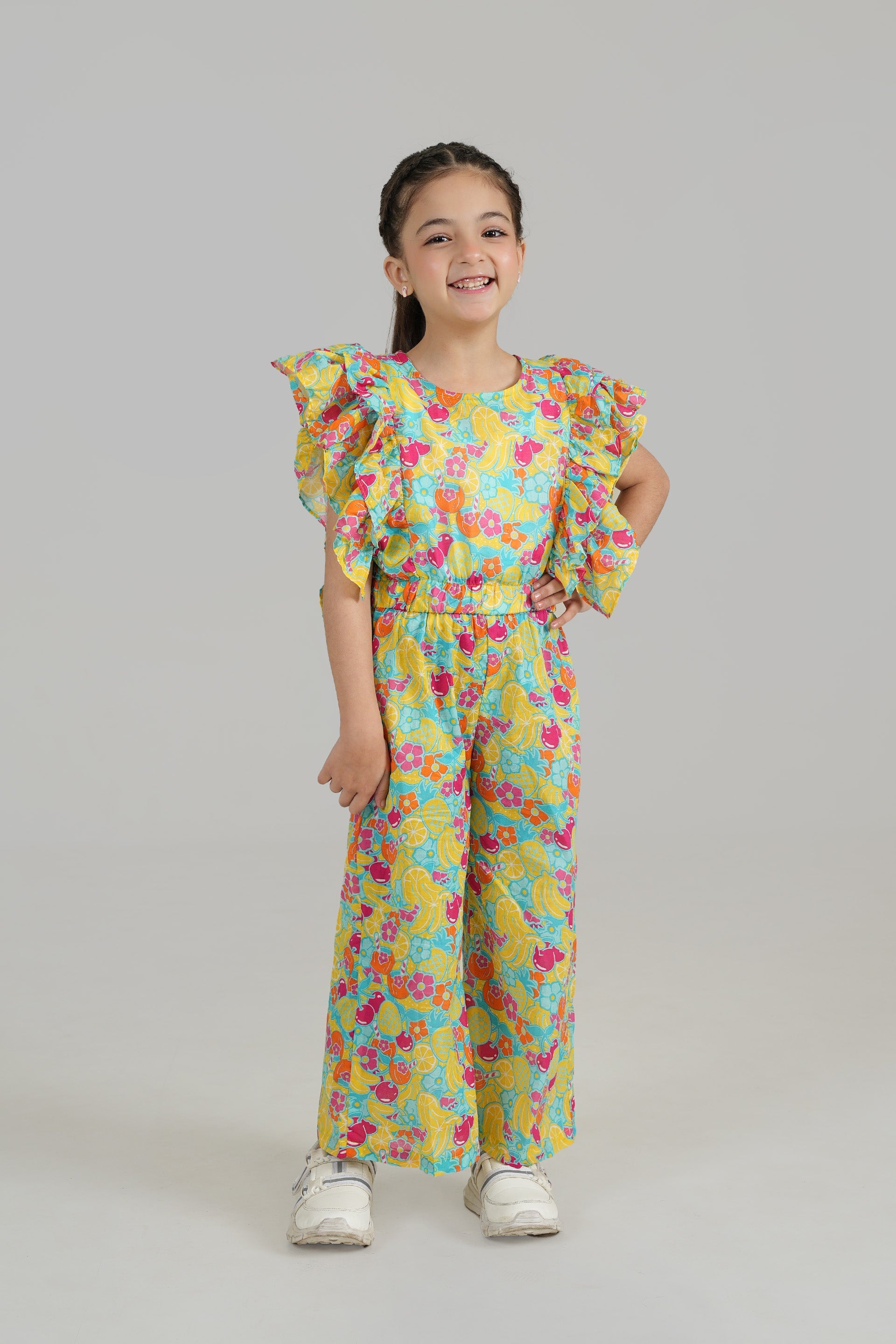 Digital Printed Lawn Jumpsuit