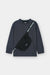 Long Sleeve T-Shirt with Detachable Crossbody Bag
