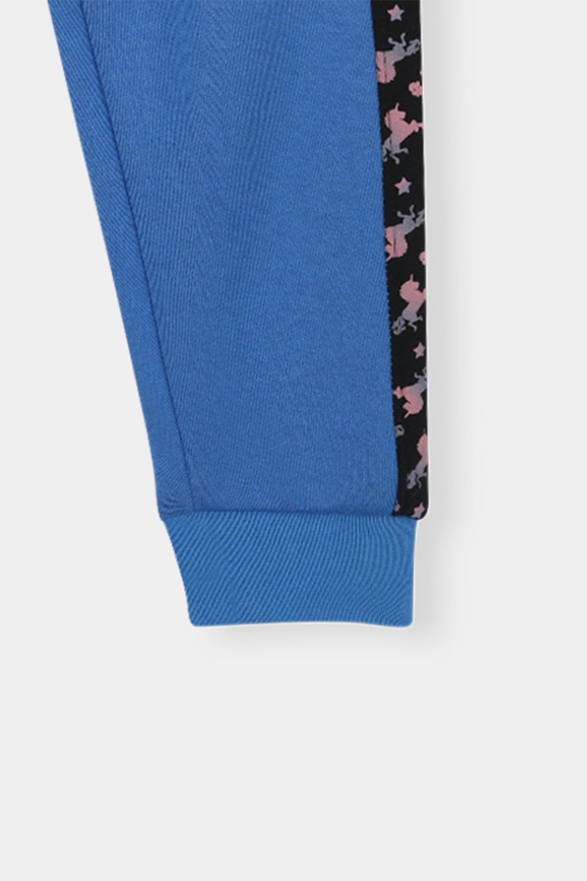 Boys  Blue Hoodie & Jogger Set with Printed Animal Band