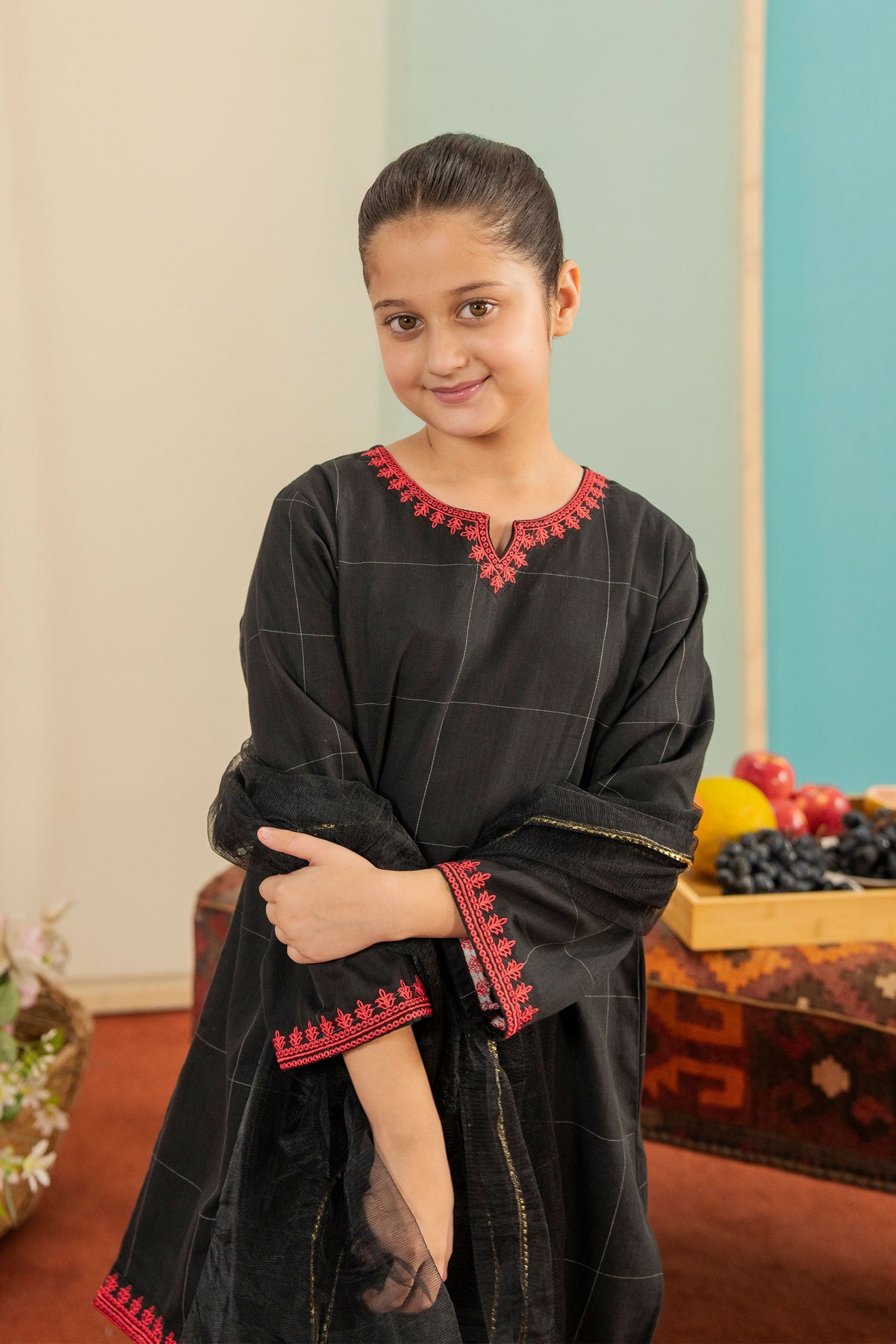 Premium Zari check Cotton for winter