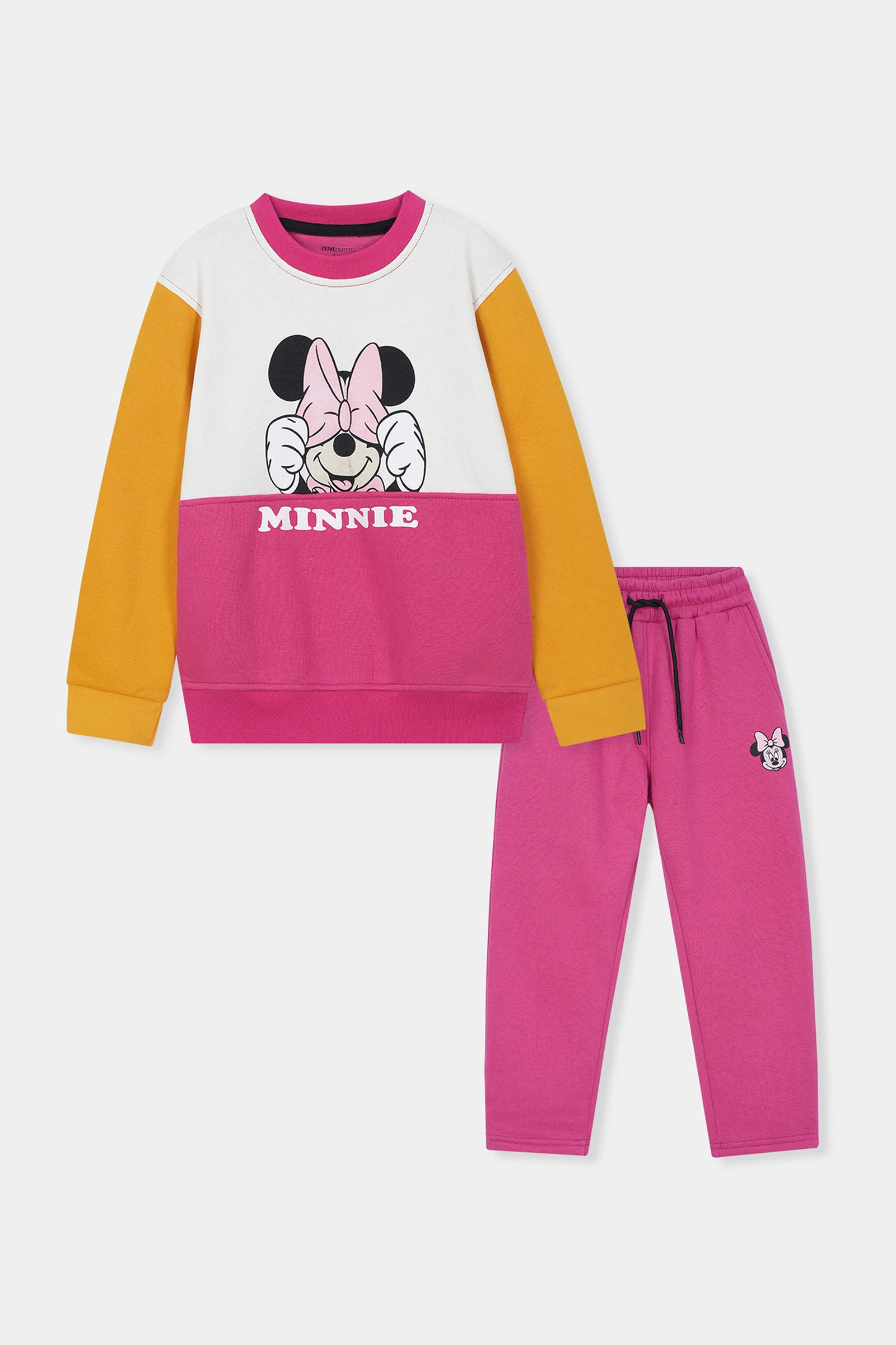 Colorful Minnie Mouse ' Sweatshirt and Pants Set