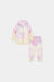 Pastel Tie-Dye Cozy  Hoodie and Jogger Set For Girls