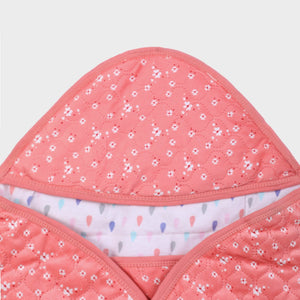 Hooded Soft Blanket Cum Wrapper For Newborn Babies (0-12 Months)