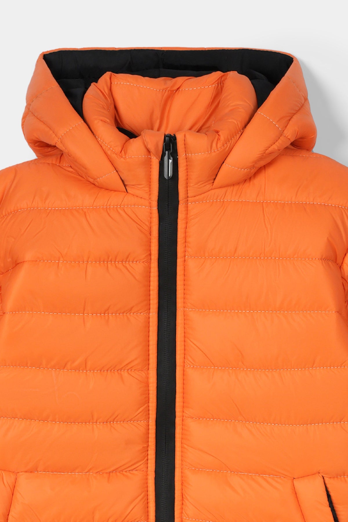 Girls Orange Hoodie Jacket