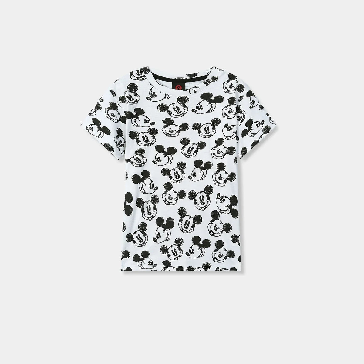 Kids All Mickey Over Printed T Shirt