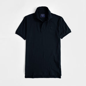 Premium Quality Navy Pique Slim Fit Embroidered Polo For Men (120888)