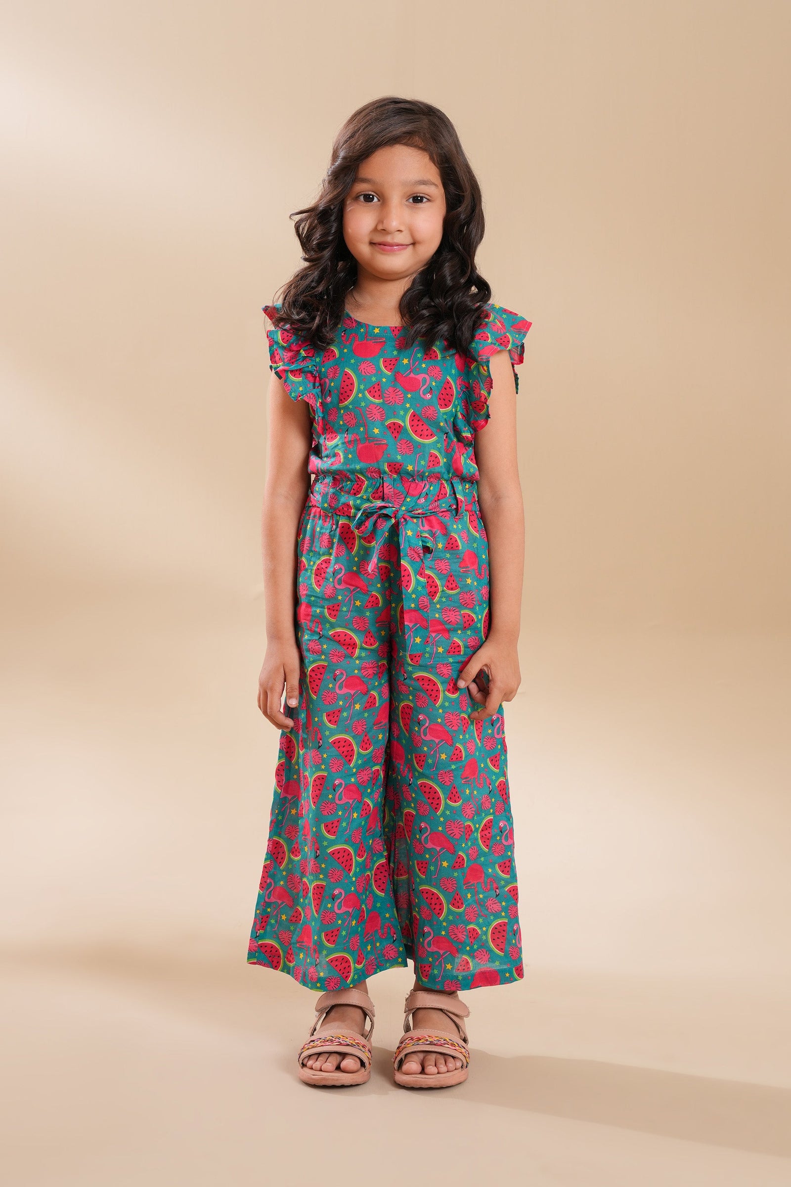 Digital Printed Lawn Jumpsuit