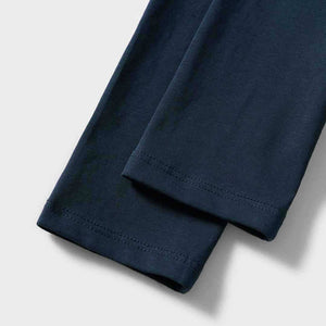 Imported Premium Quality Blue Soft Cotton Legging For Girls (120770)