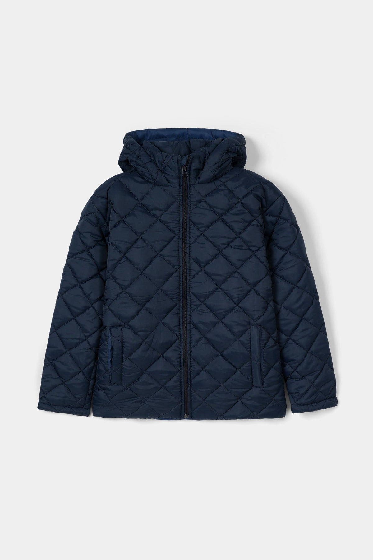 Navy Blue Hoodie Jacket