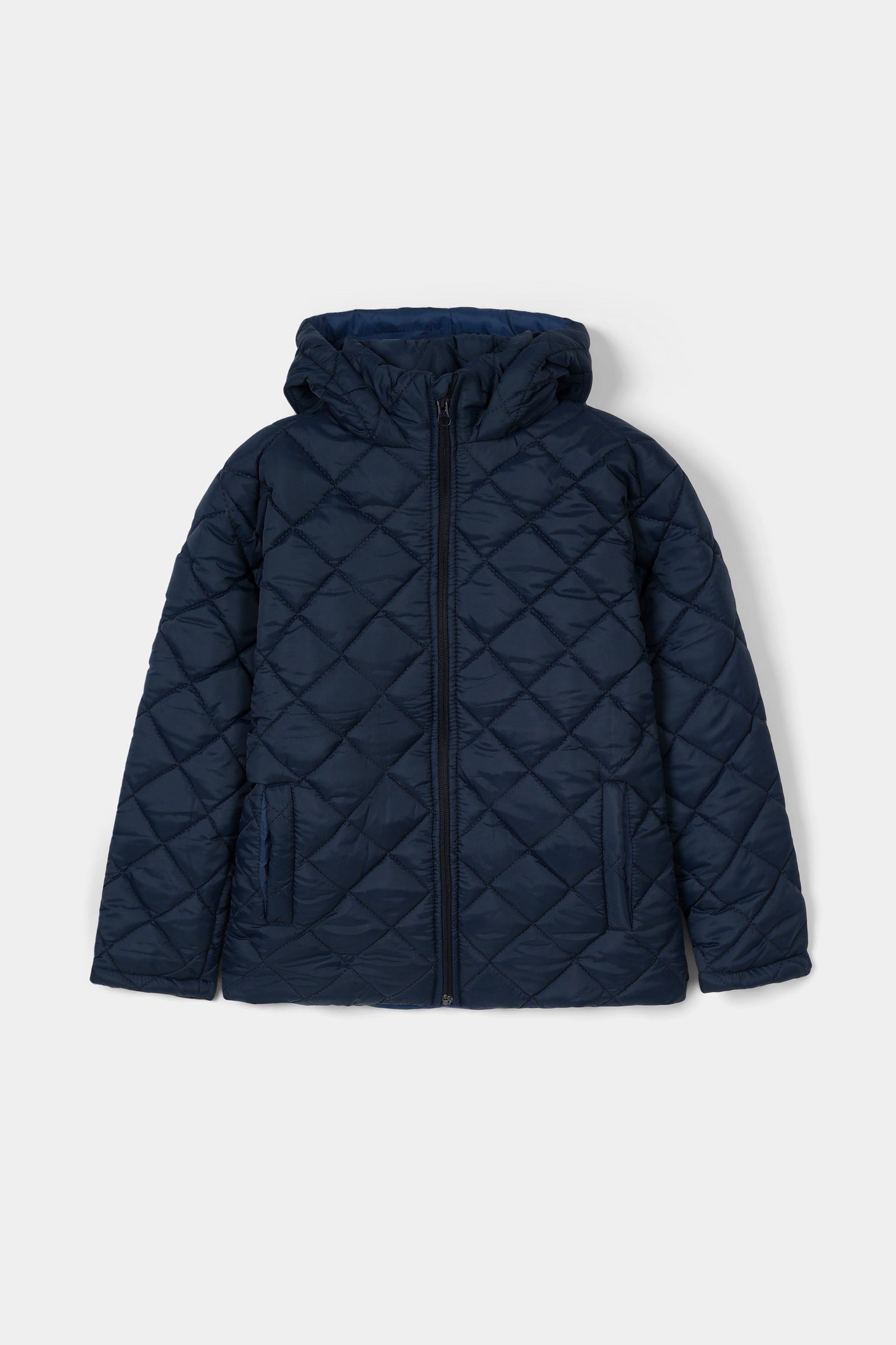 Navy Blue Hoodie Jacket