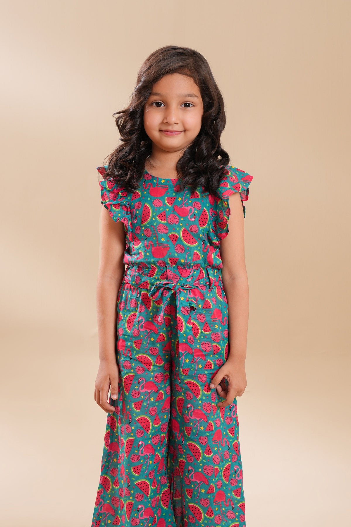 Digital Printed Lawn Jumpsuit