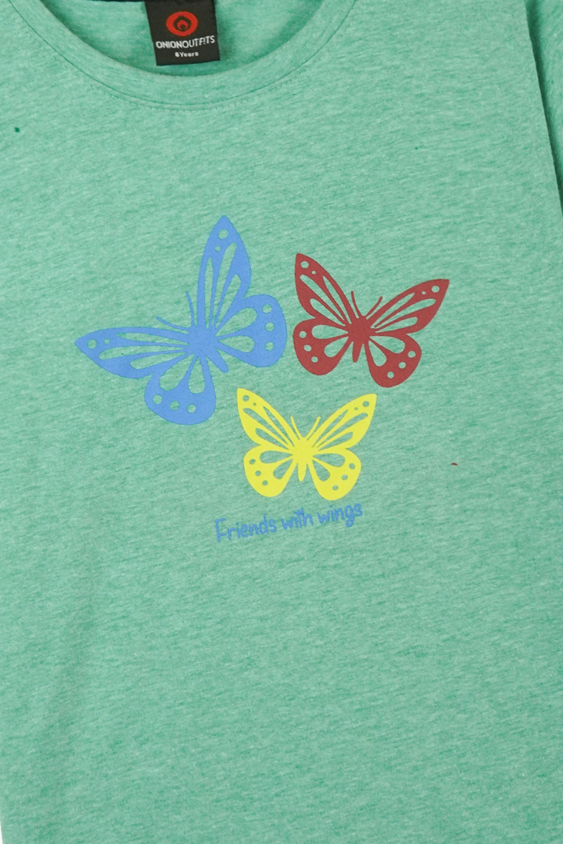 Butterfly Print T Shirt