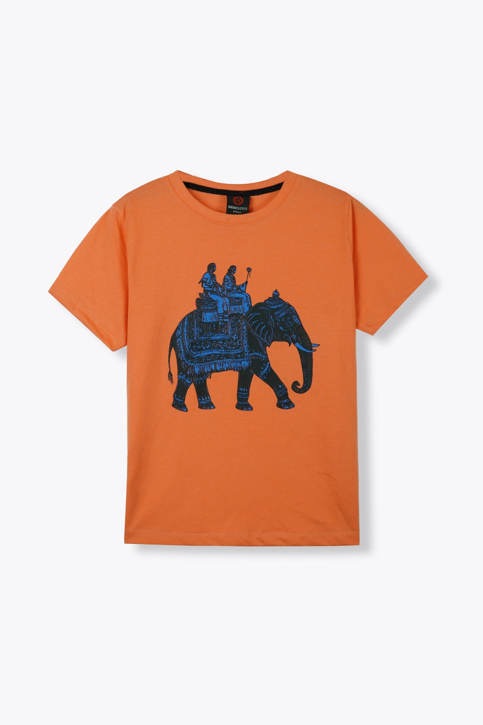 Elephant Print T Shirt