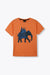 Elephant Print T Shirt