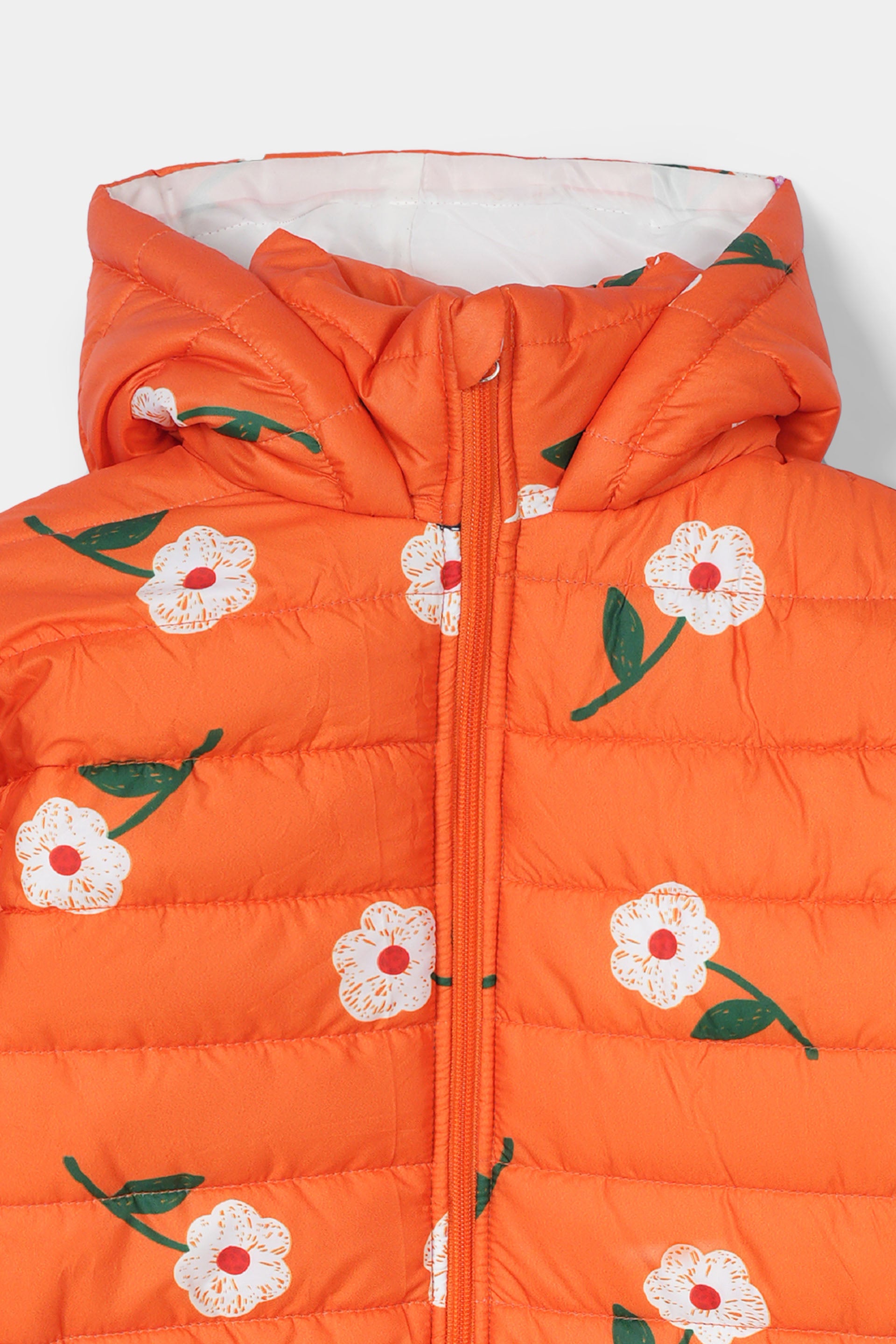 Girls Printed Hoodie Jacket