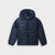 Kids Premium Quality Long Sleeve Navy Puffer Hoodie Jacket