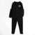 Premium Quality Black Cut & Sew Printed Fleece Track Suit For Kids (121067)