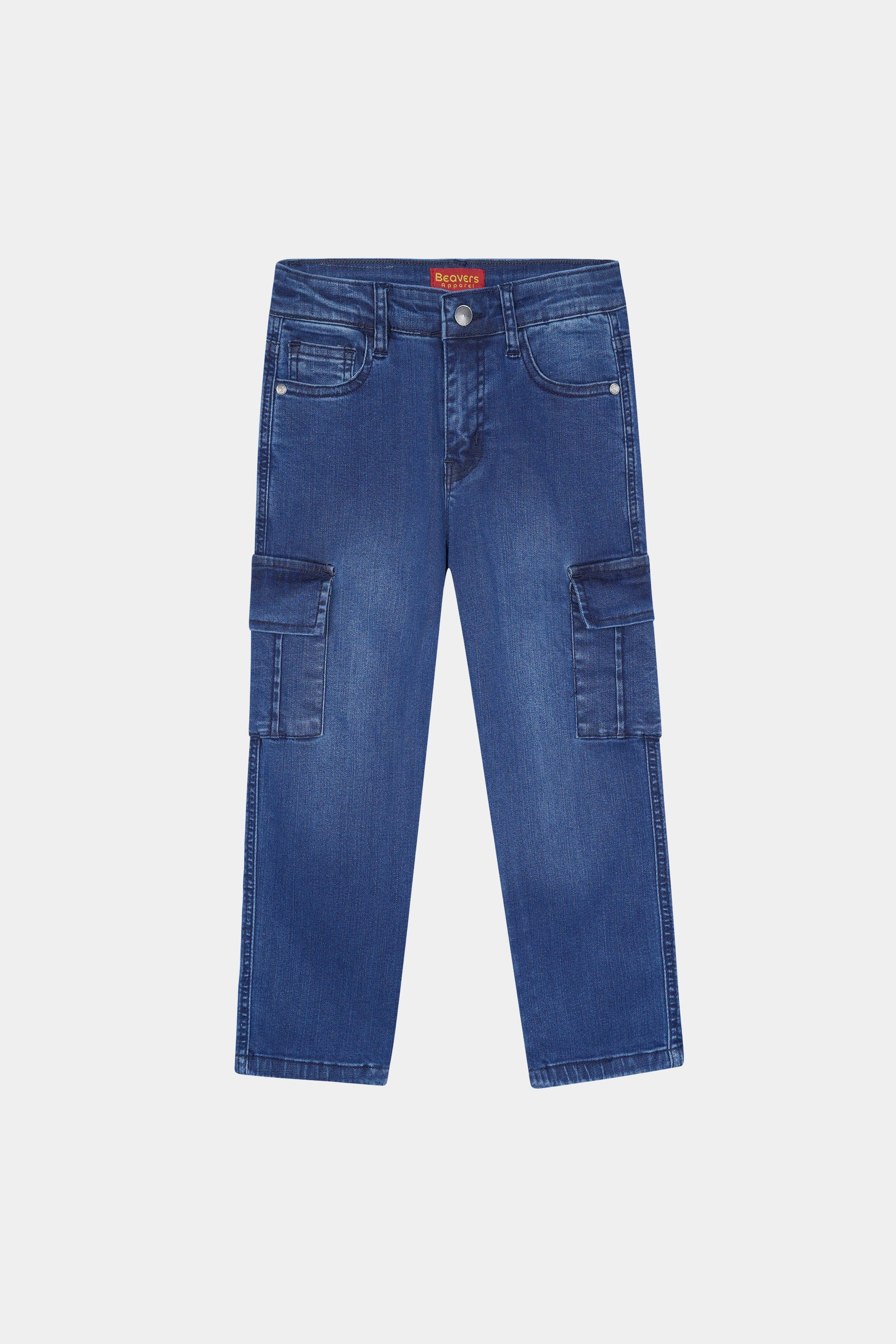 6 Pocket Denim Pant Medium Blue