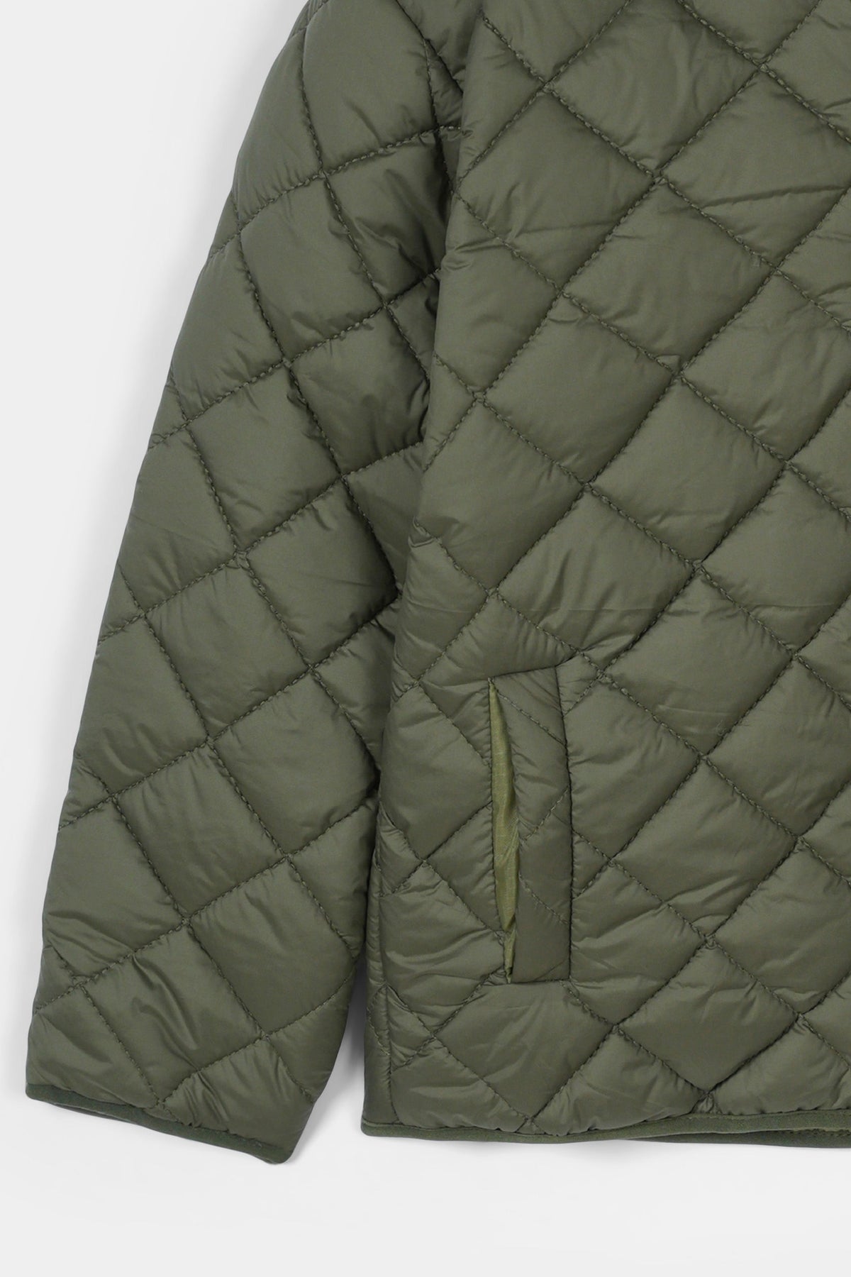 Olive Green Zipper Jacket