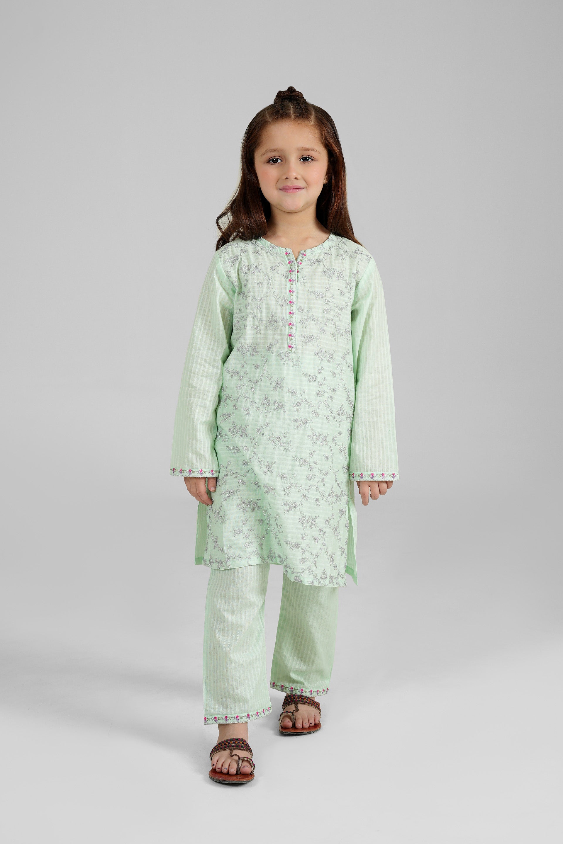 2 Pcs Cotton Suit all over Tilla Work